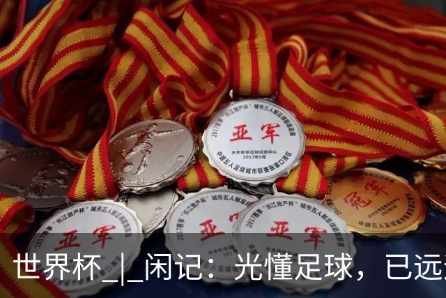 世界杯 | 闲记：光懂足球，已远远不够